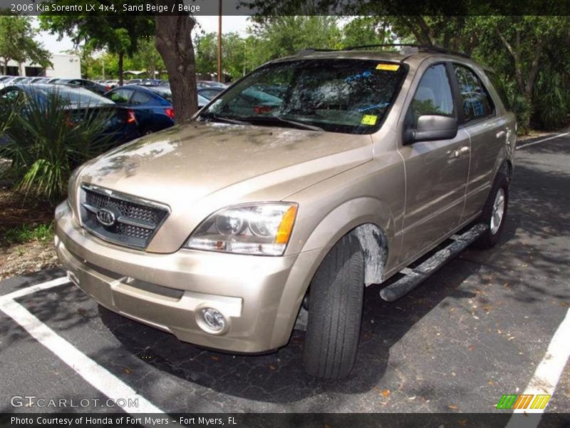 Sand Beige / Beige 2006 Kia Sorento LX 4x4