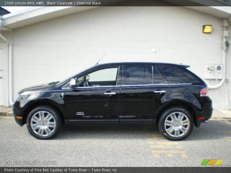 Black Clearcoat / Charcoal Black 2008 Lincoln MKX AWD