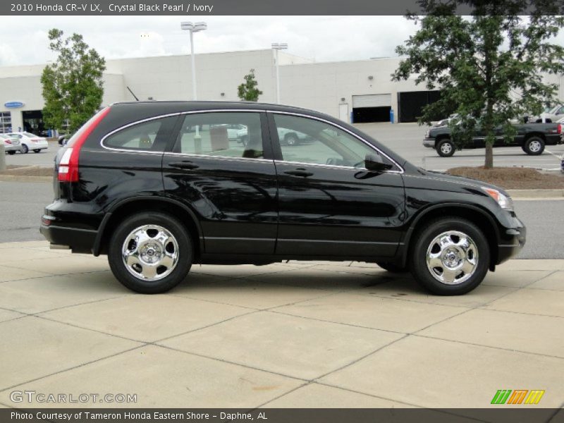 Crystal Black Pearl / Ivory 2010 Honda CR-V LX