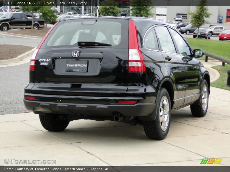 Crystal Black Pearl / Ivory 2010 Honda CR-V LX