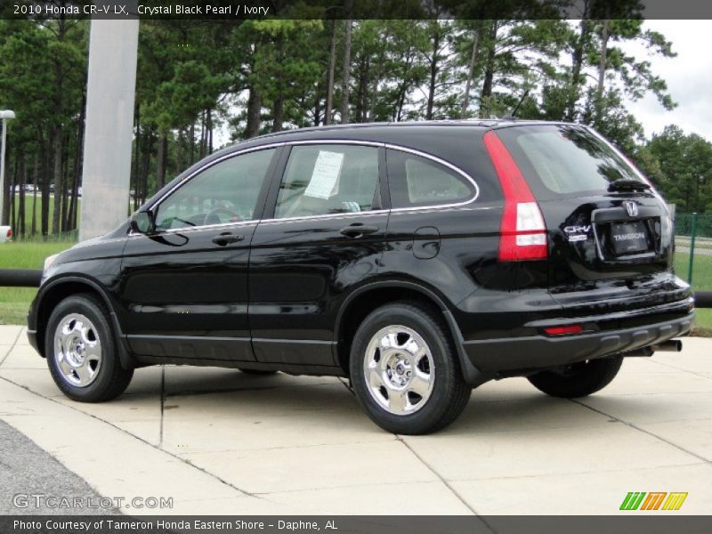 Crystal Black Pearl / Ivory 2010 Honda CR-V LX