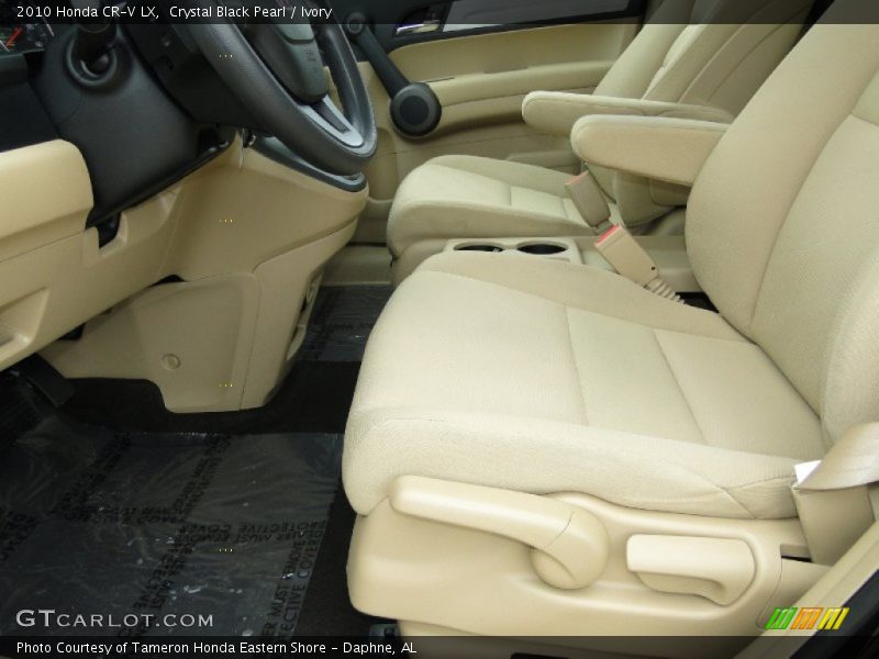 Crystal Black Pearl / Ivory 2010 Honda CR-V LX