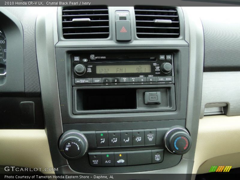 Crystal Black Pearl / Ivory 2010 Honda CR-V LX