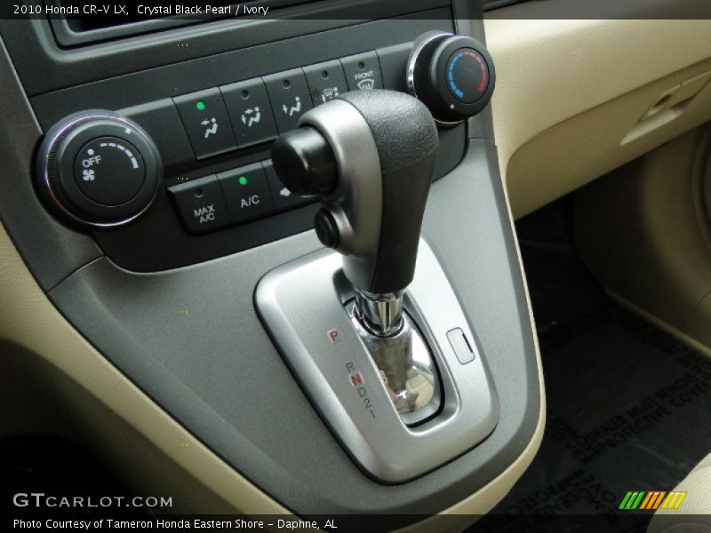 Crystal Black Pearl / Ivory 2010 Honda CR-V LX