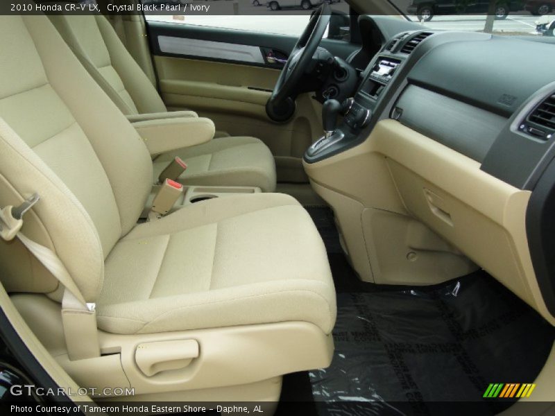 Crystal Black Pearl / Ivory 2010 Honda CR-V LX