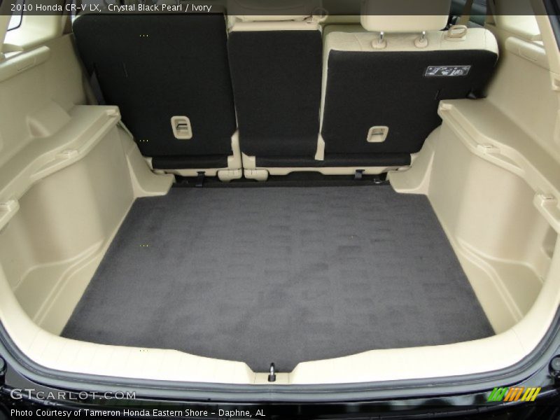 Crystal Black Pearl / Ivory 2010 Honda CR-V LX