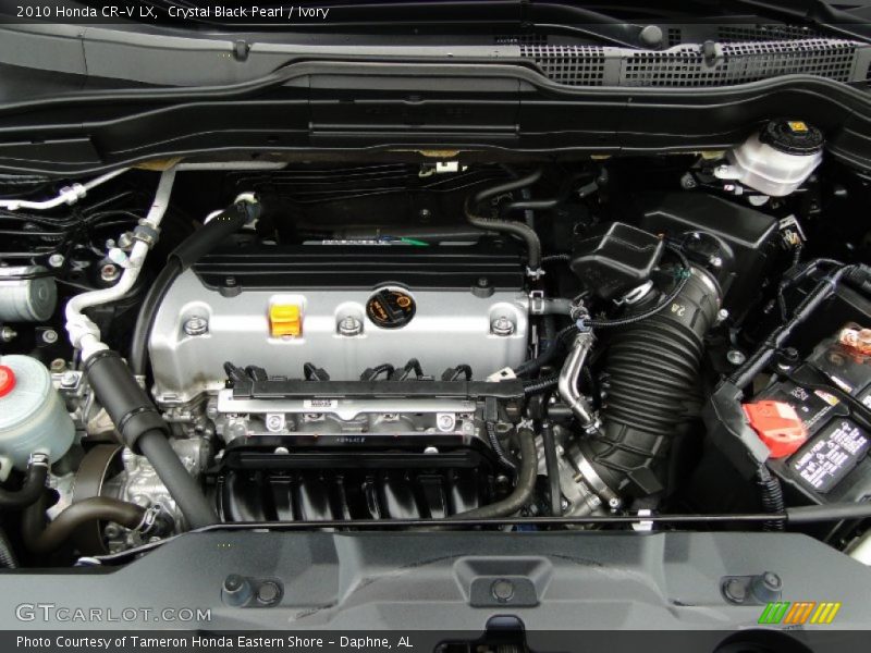 Crystal Black Pearl / Ivory 2010 Honda CR-V LX
