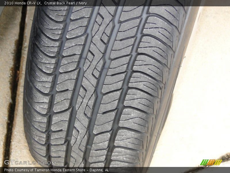 Crystal Black Pearl / Ivory 2010 Honda CR-V LX