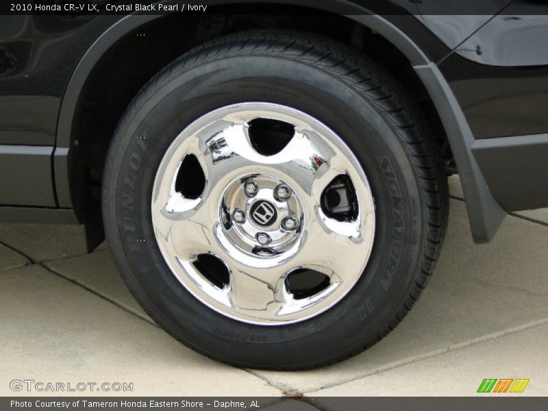 Crystal Black Pearl / Ivory 2010 Honda CR-V LX