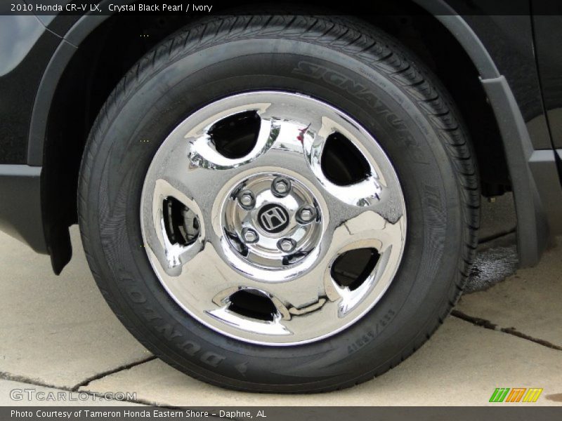 Crystal Black Pearl / Ivory 2010 Honda CR-V LX