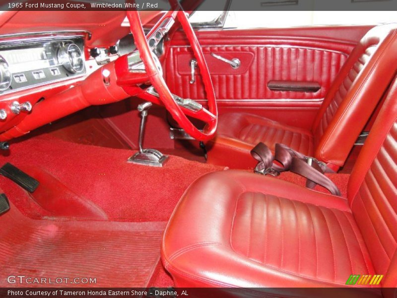  1965 Mustang Coupe Red Interior