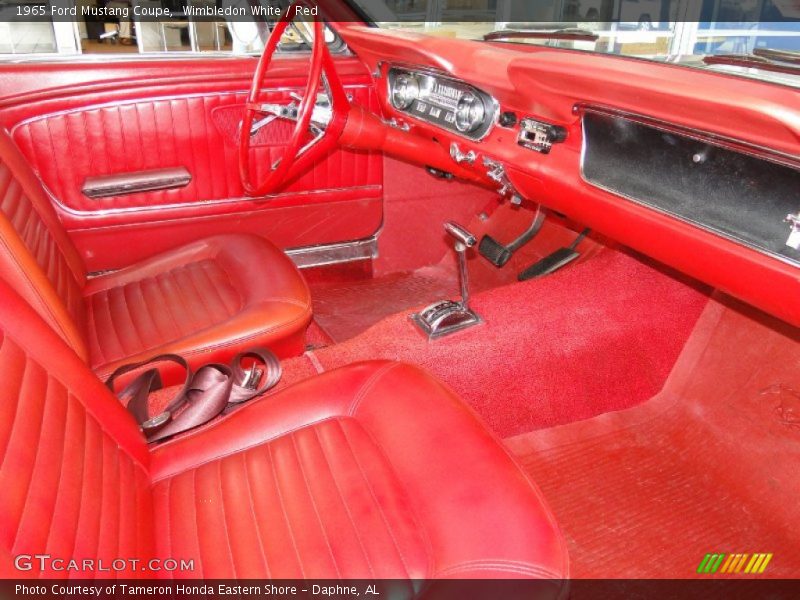  1965 Mustang Coupe Red Interior