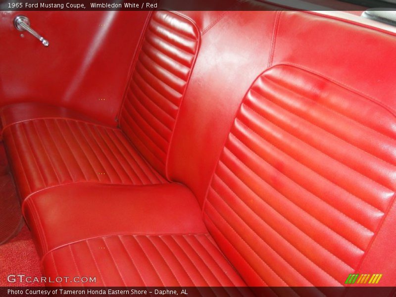  1965 Mustang Coupe Red Interior