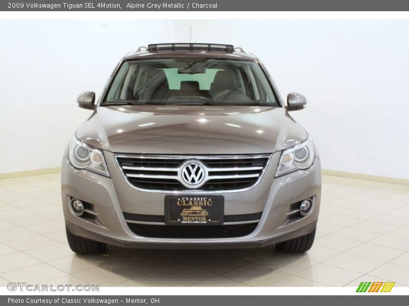 Alpine Grey Metallic / Charcoal 2009 Volkswagen Tiguan SEL 4Motion