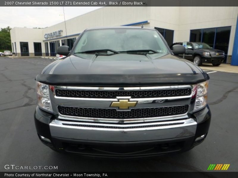 Black / Ebony Black 2007 Chevrolet Silverado 1500 LT Z71 Extended Cab 4x4