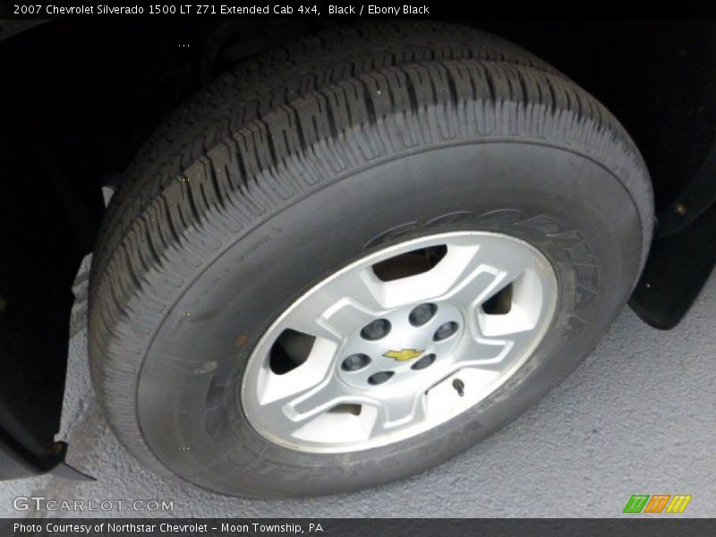 Black / Ebony Black 2007 Chevrolet Silverado 1500 LT Z71 Extended Cab 4x4