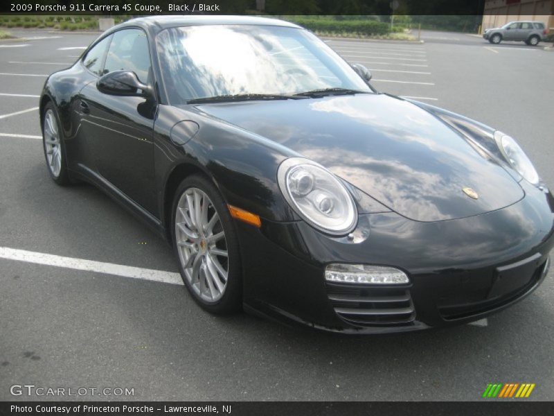Black / Black 2009 Porsche 911 Carrera 4S Coupe
