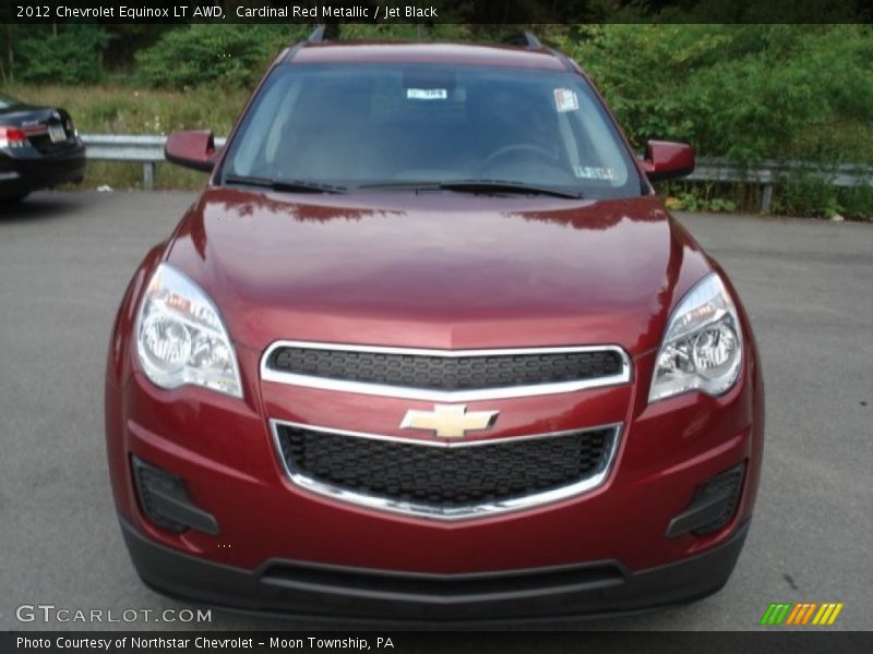 Cardinal Red Metallic / Jet Black 2012 Chevrolet Equinox LT AWD