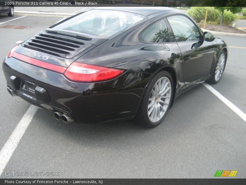 Black / Black 2009 Porsche 911 Carrera 4S Coupe