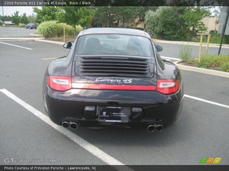 Black / Black 2009 Porsche 911 Carrera 4S Coupe