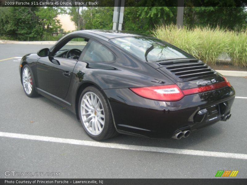 Black / Black 2009 Porsche 911 Carrera 4S Coupe
