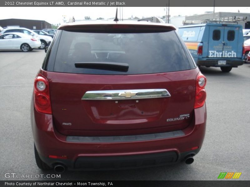 Cardinal Red Metallic / Jet Black 2012 Chevrolet Equinox LT AWD