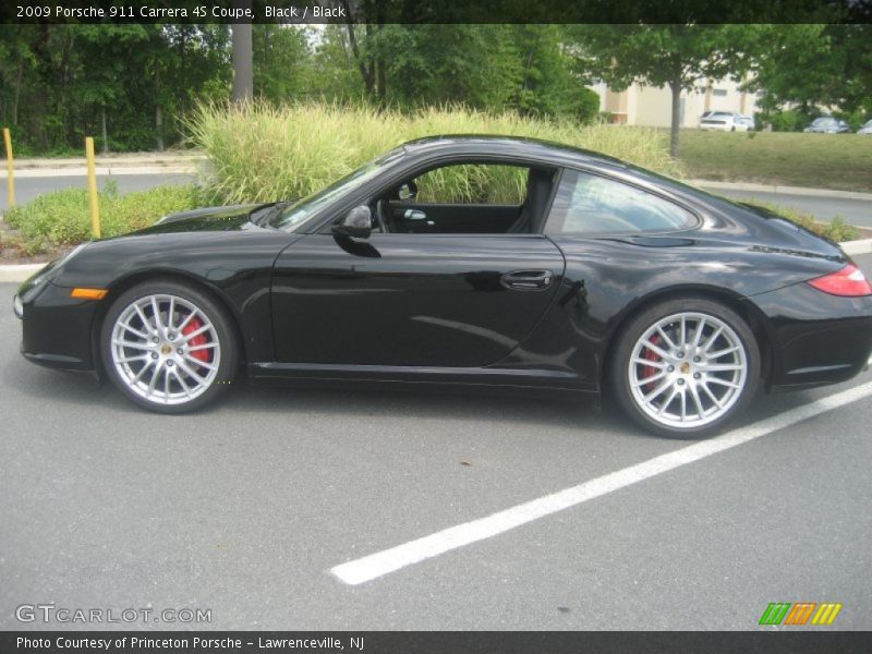 Black / Black 2009 Porsche 911 Carrera 4S Coupe