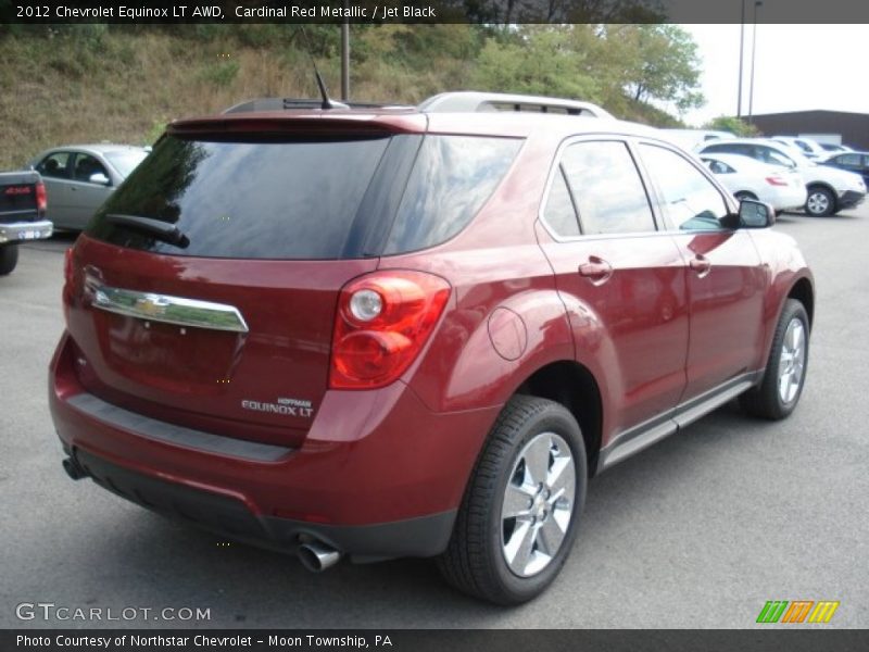Cardinal Red Metallic / Jet Black 2012 Chevrolet Equinox LT AWD