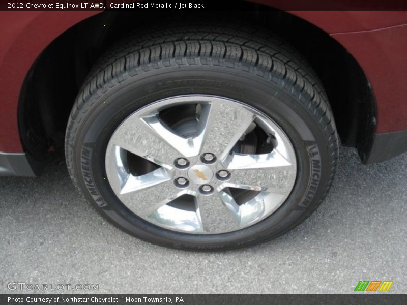 Cardinal Red Metallic / Jet Black 2012 Chevrolet Equinox LT AWD