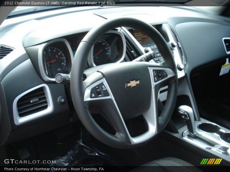 Cardinal Red Metallic / Jet Black 2012 Chevrolet Equinox LT AWD