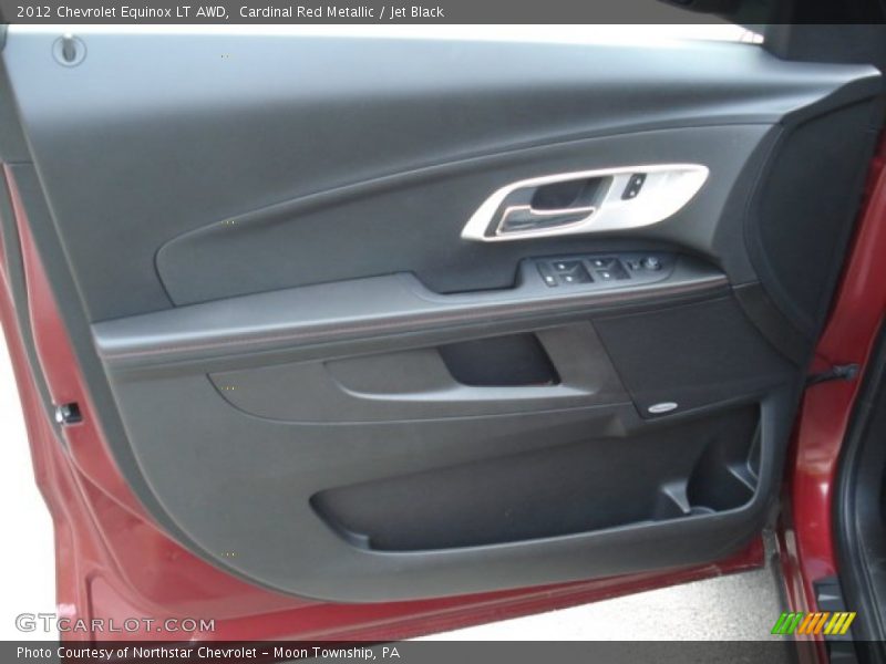 Cardinal Red Metallic / Jet Black 2012 Chevrolet Equinox LT AWD