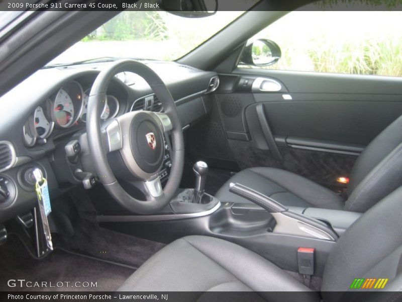  2009 911 Carrera 4S Coupe Black Interior