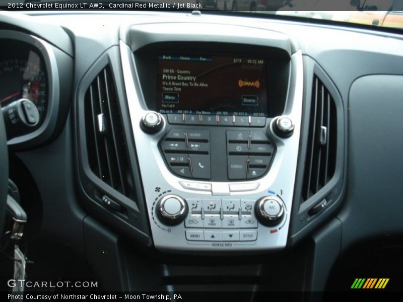 Cardinal Red Metallic / Jet Black 2012 Chevrolet Equinox LT AWD