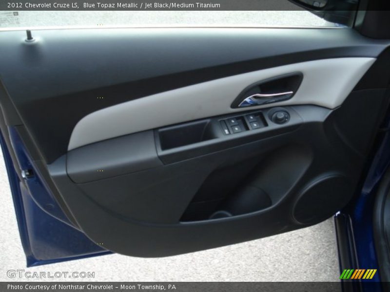 Blue Topaz Metallic / Jet Black/Medium Titanium 2012 Chevrolet Cruze LS