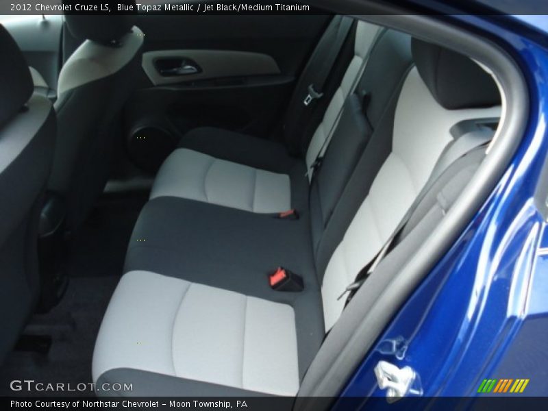 Blue Topaz Metallic / Jet Black/Medium Titanium 2012 Chevrolet Cruze LS