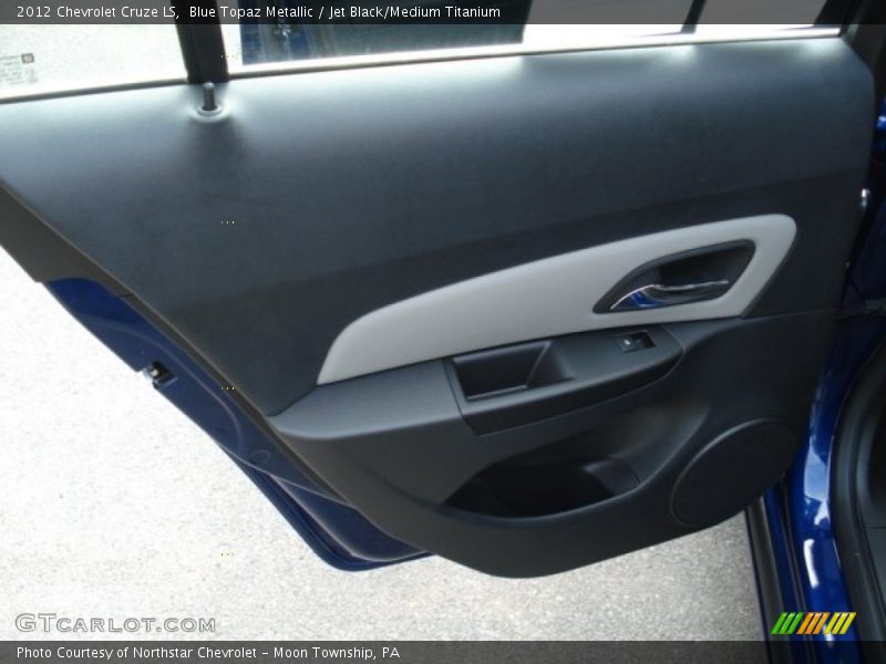 Blue Topaz Metallic / Jet Black/Medium Titanium 2012 Chevrolet Cruze LS