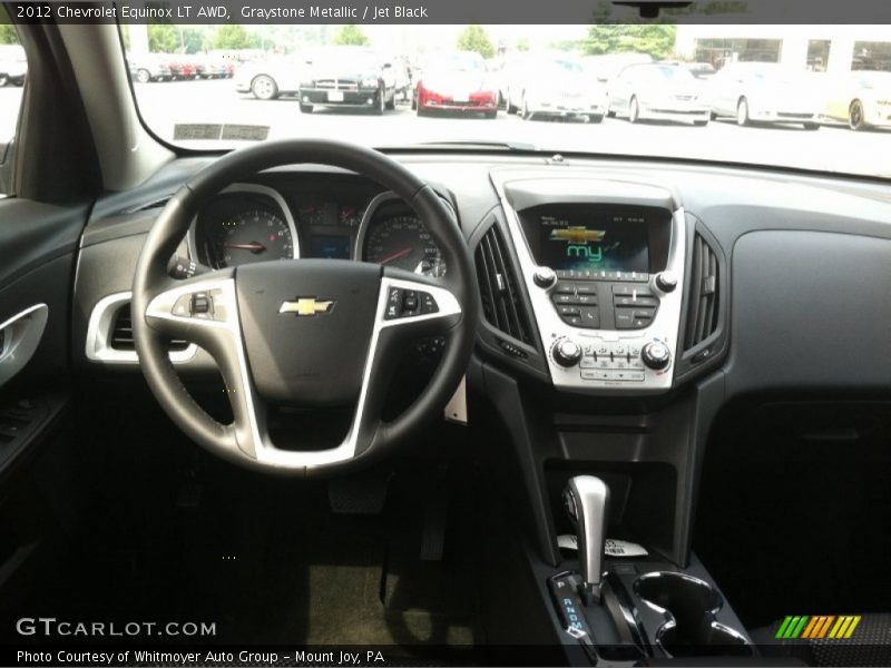 Graystone Metallic / Jet Black 2012 Chevrolet Equinox LT AWD