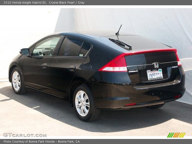 Crystal Black Pearl / Gray 2010 Honda Insight Hybrid EX