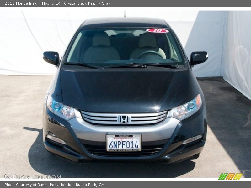 Crystal Black Pearl / Gray 2010 Honda Insight Hybrid EX