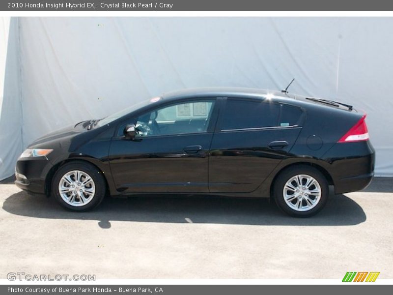 Crystal Black Pearl / Gray 2010 Honda Insight Hybrid EX