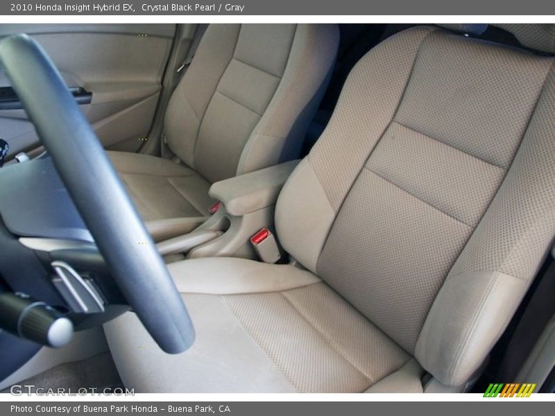 Crystal Black Pearl / Gray 2010 Honda Insight Hybrid EX