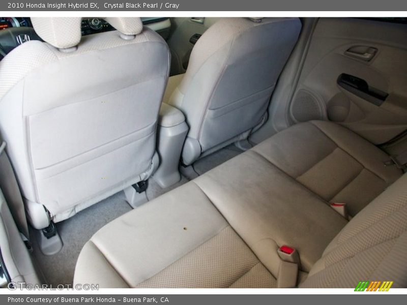 Crystal Black Pearl / Gray 2010 Honda Insight Hybrid EX