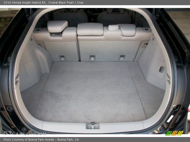 Crystal Black Pearl / Gray 2010 Honda Insight Hybrid EX