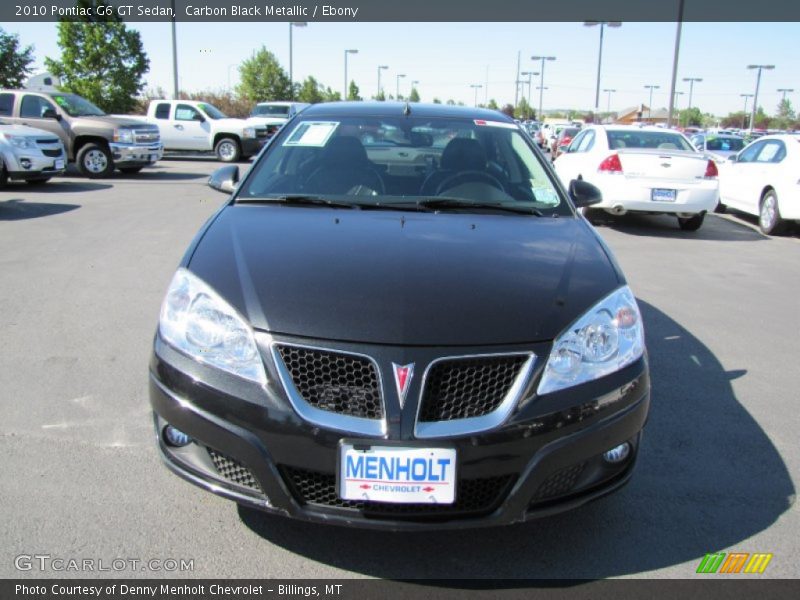 Carbon Black Metallic / Ebony 2010 Pontiac G6 GT Sedan