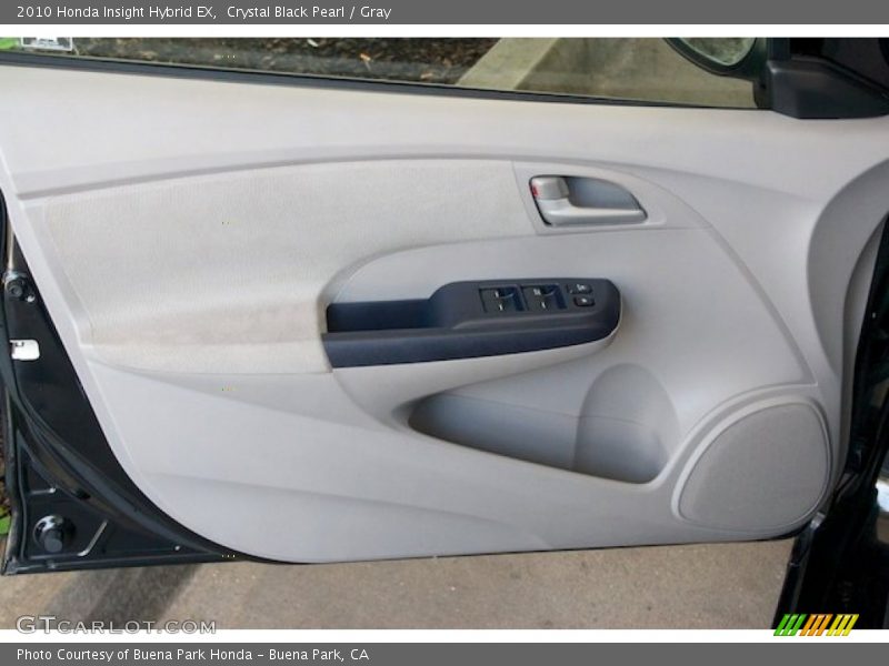 Crystal Black Pearl / Gray 2010 Honda Insight Hybrid EX