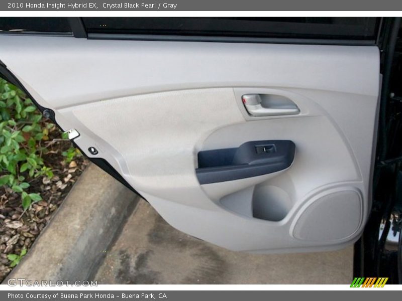 Crystal Black Pearl / Gray 2010 Honda Insight Hybrid EX