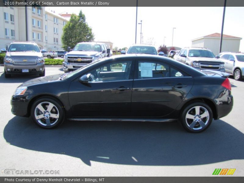 Carbon Black Metallic / Ebony 2010 Pontiac G6 GT Sedan
