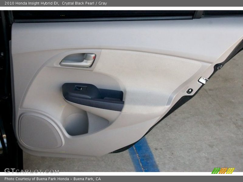 Crystal Black Pearl / Gray 2010 Honda Insight Hybrid EX