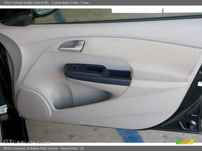 Crystal Black Pearl / Gray 2010 Honda Insight Hybrid EX