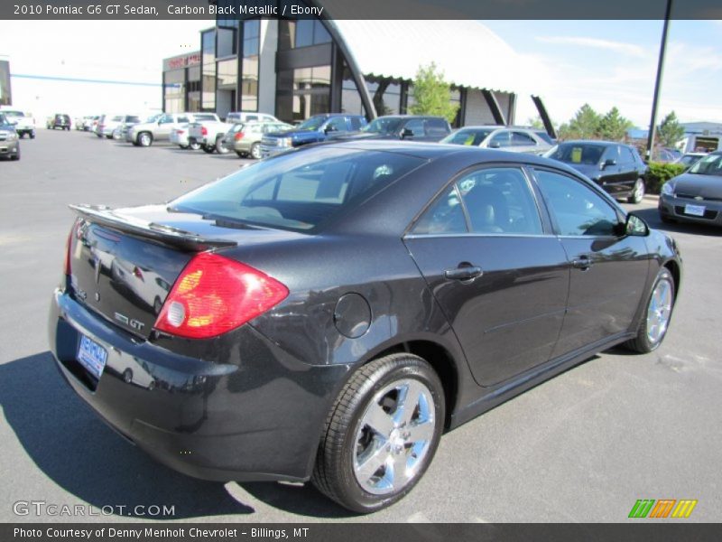 Carbon Black Metallic / Ebony 2010 Pontiac G6 GT Sedan